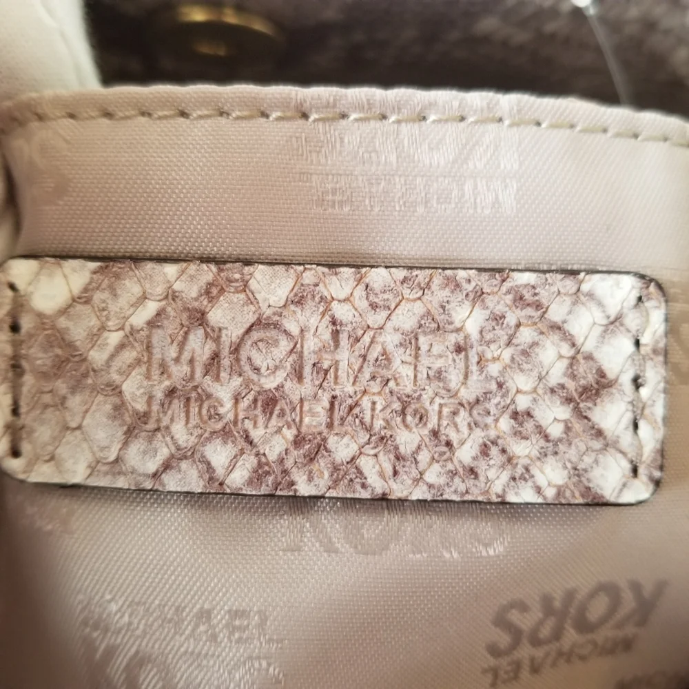 Michael Kors Reptile Slouchy Hobo Bag